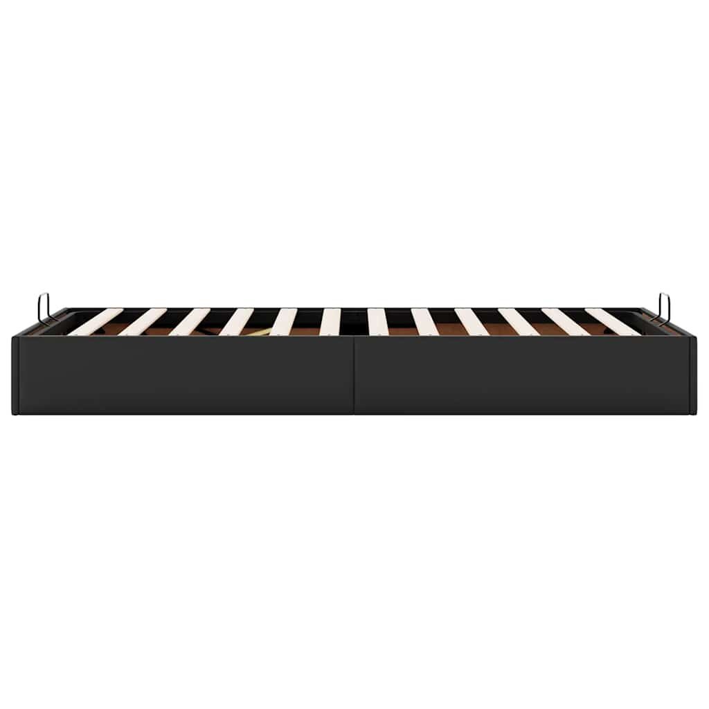 vidaXL Bedframe 80x200 Zwart Kunstleer - 60% Korting!