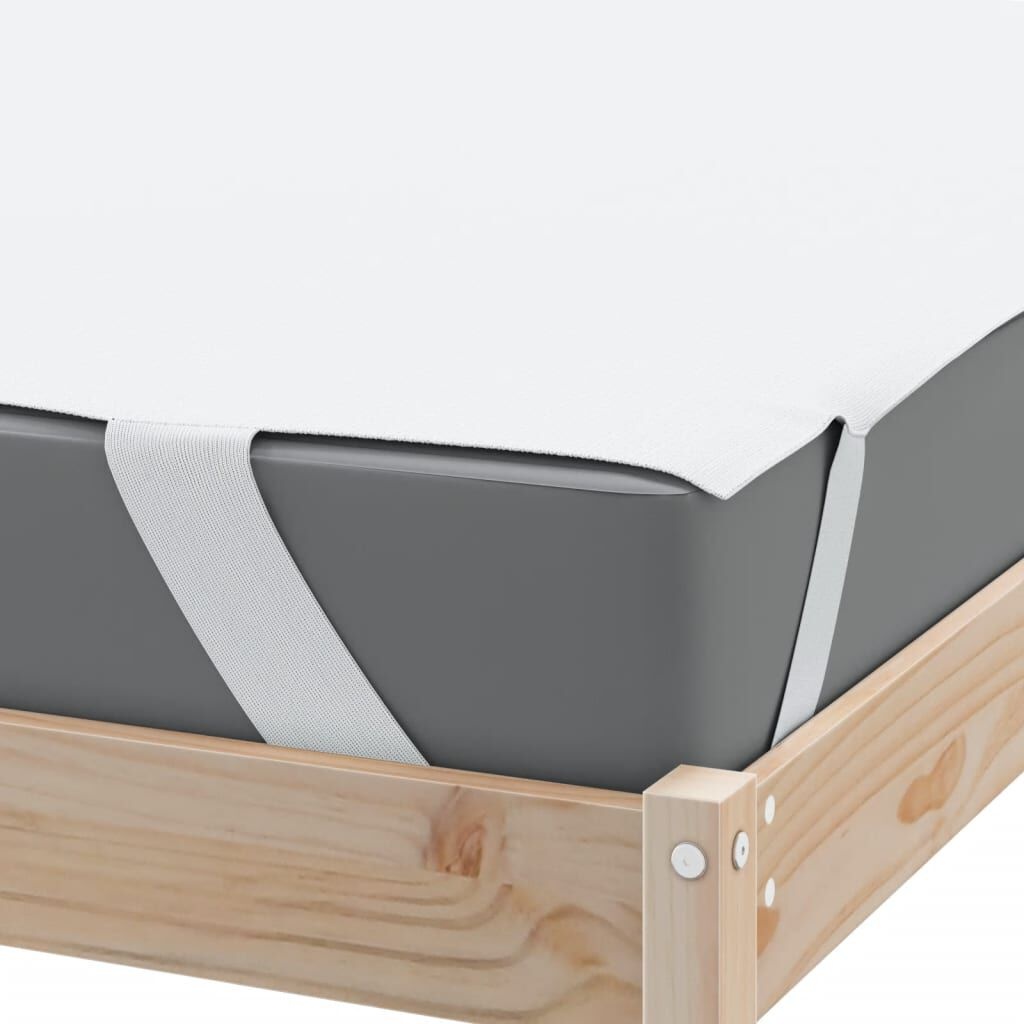 vidaXL Matrasbeschermer 100x220 cm - Wit - 42% Korting!