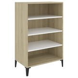 Dressoir Wit/Sonoma Eiken 57cm - Retourdeal! 35% Korting