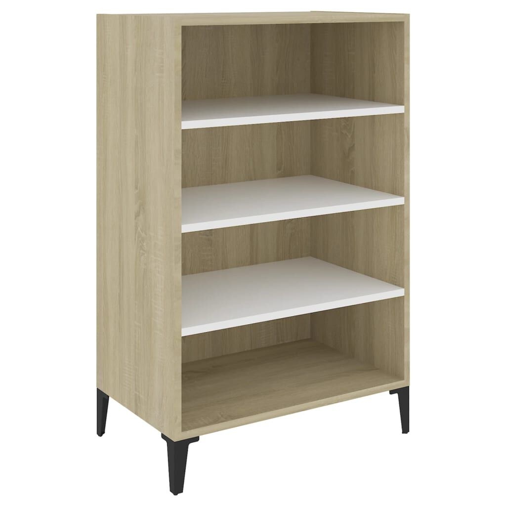 Dressoir Wit/Sonoma Eiken 57cm - Retourdeal! 35% Korting