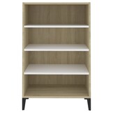 Dressoir Wit/Sonoma Eiken 57cm - Retourdeal! 35% Korting