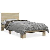 Bedframe Sonoma Eiken 75x190cm - 42% Korting!