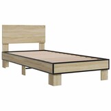 Bedframe Sonoma Eiken 75x190cm - 42% Korting!