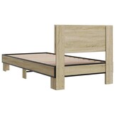 Bedframe Sonoma Eiken 75x190cm - 42% Korting!