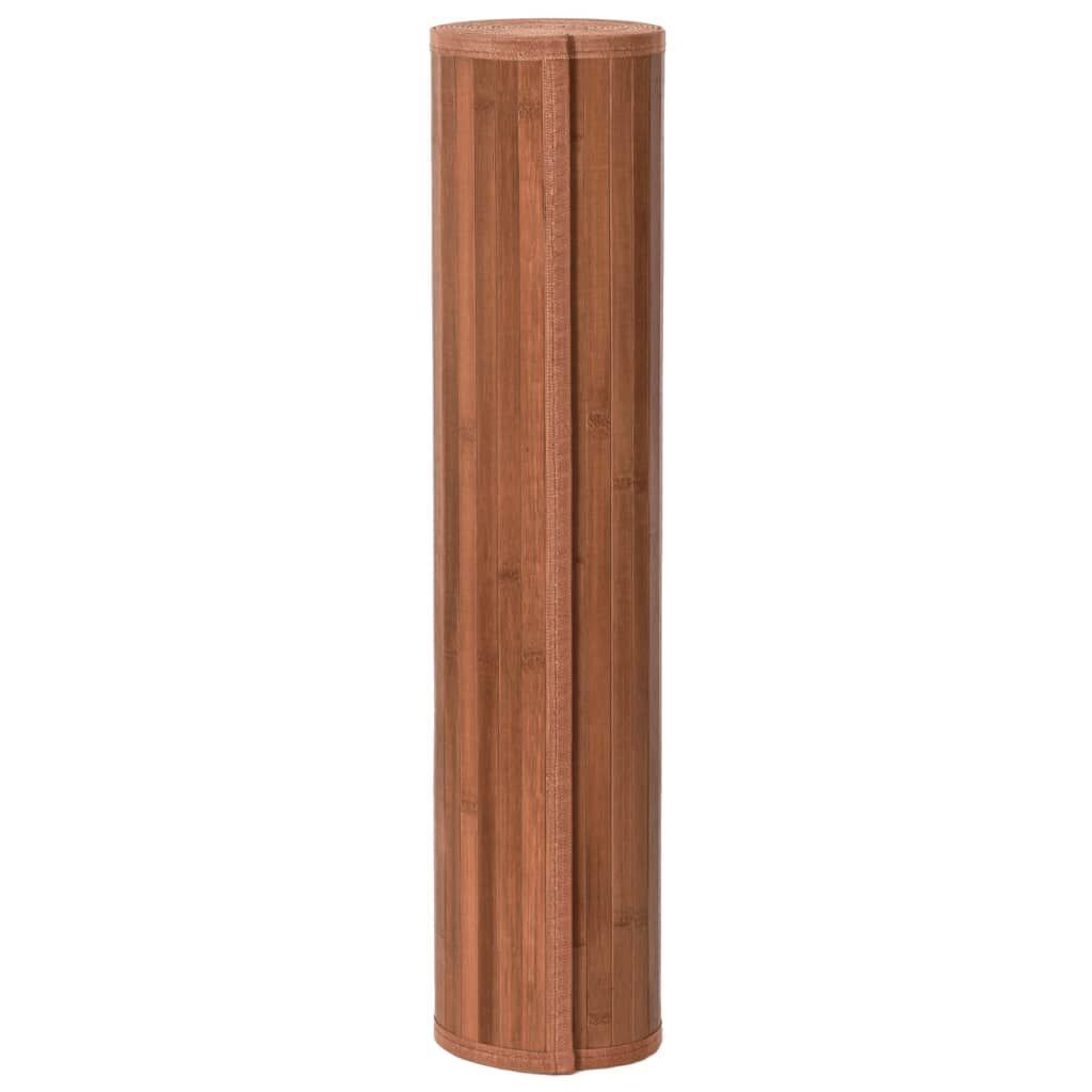 Bamboe Vloerkleed Bruin 80x300cm -42% Korting!