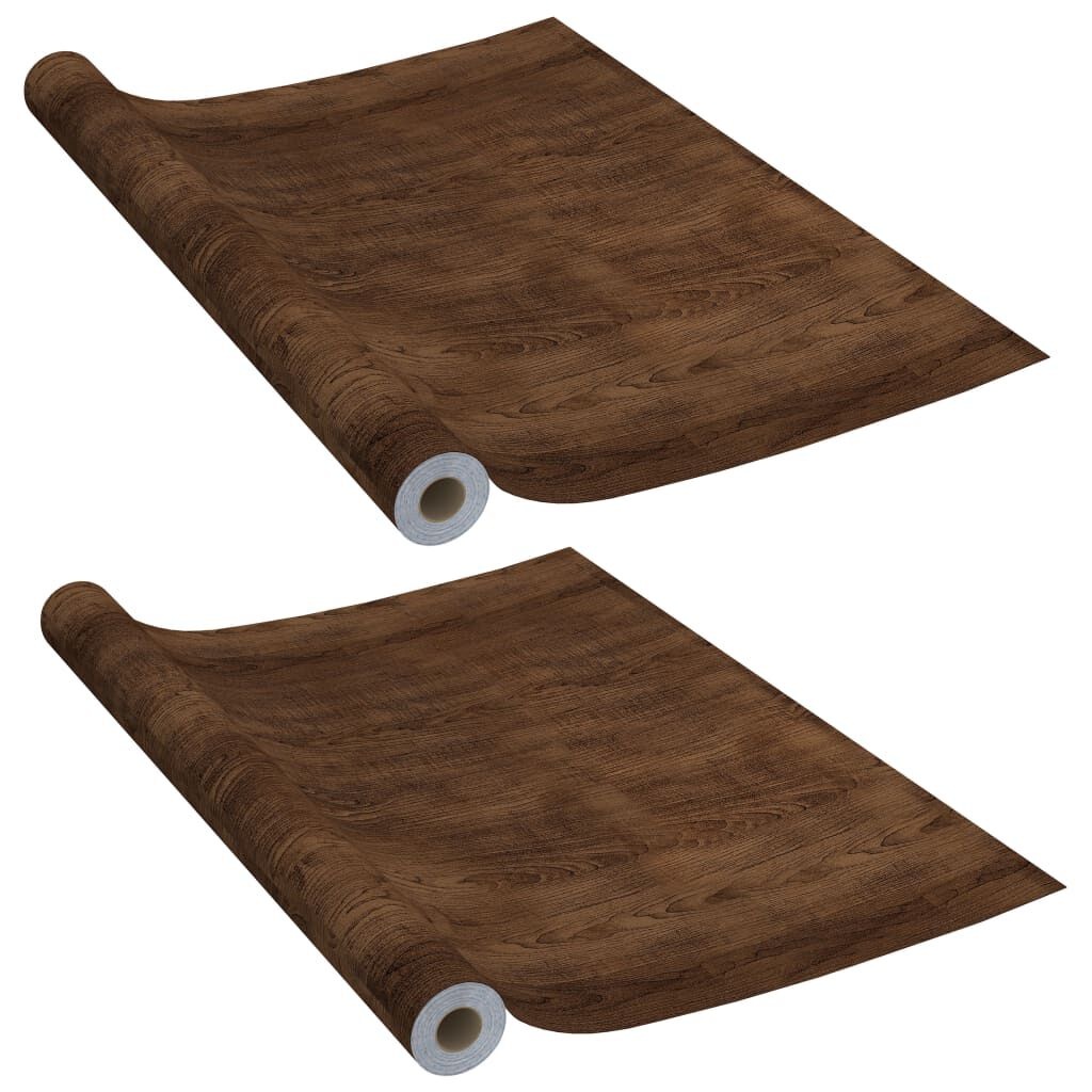 VidaXL Deurfolie Donkereik 2x 210x90cm -41%! B-keus