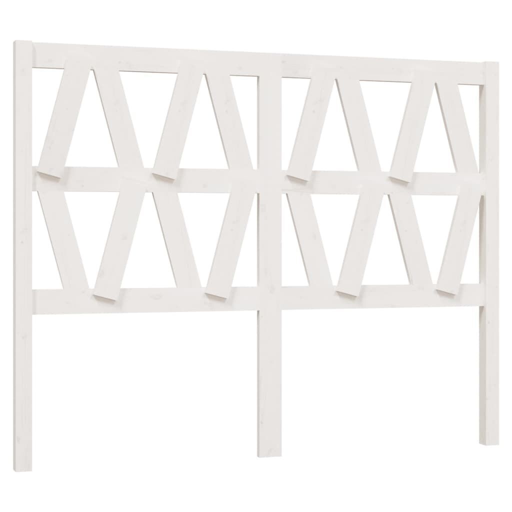 Hoofdbord Grenenhout Wit 141cm - 42% Korting!