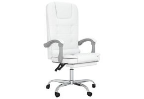 vidaXL Massage Kantoorstoel Wit - Beschadigd - 60% Korting!