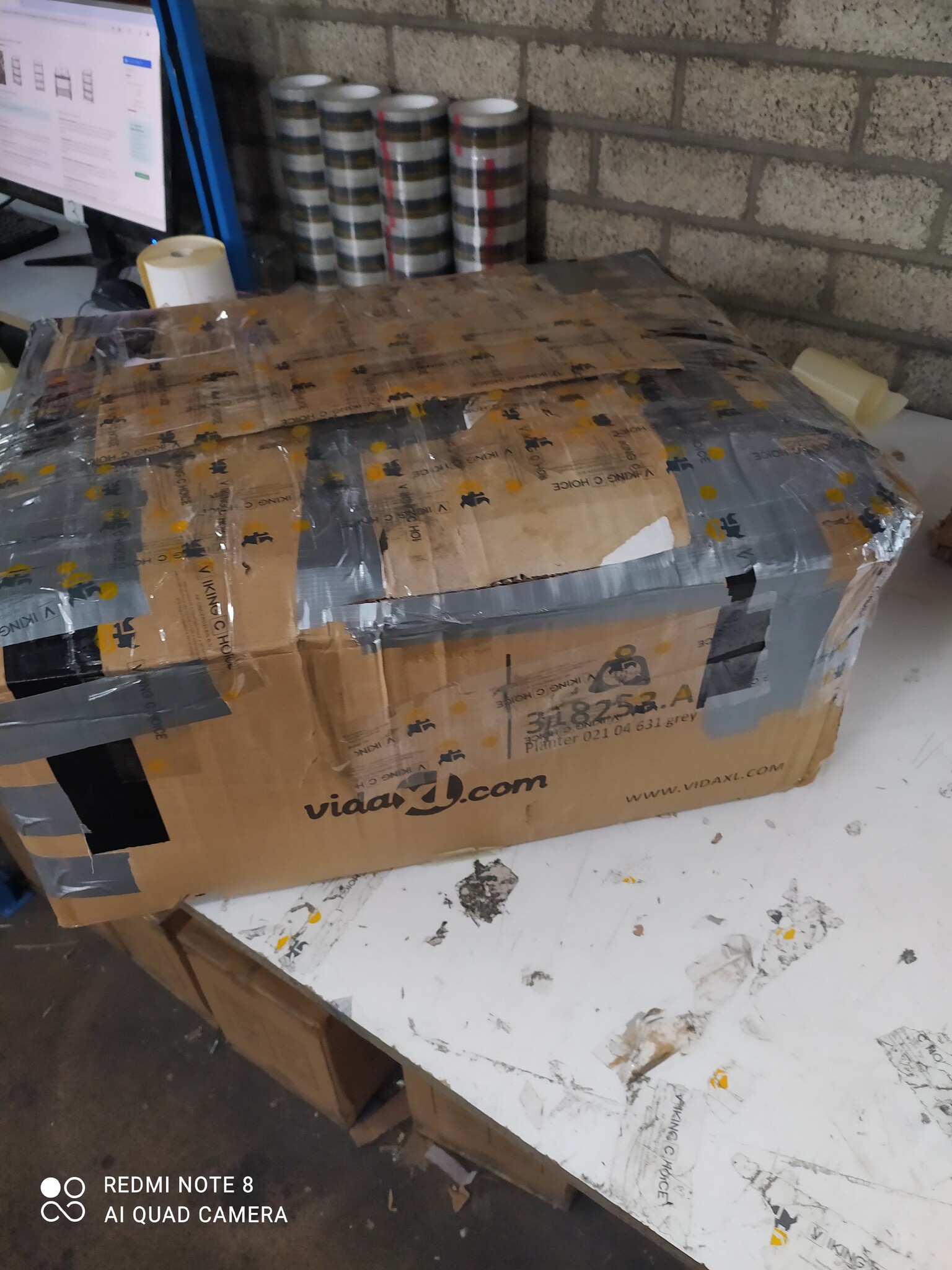 vidaXL Plantenbak met Latwerk - Donkergrijs - 60% Korting!