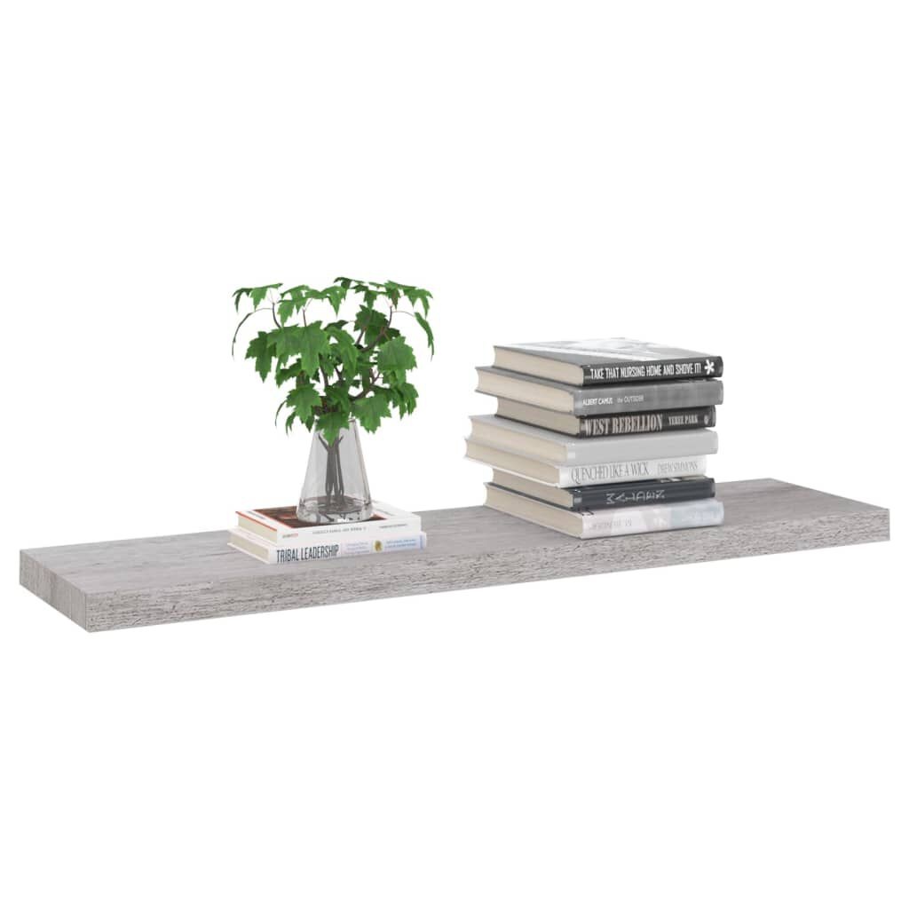 VidaXL Zwevend Wandschap 90cm Grijs - 41% Korting!