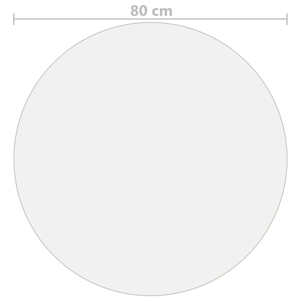 vidaXL Tafelbeschermer Ø80cm - Mat PVC - 42% Korting!