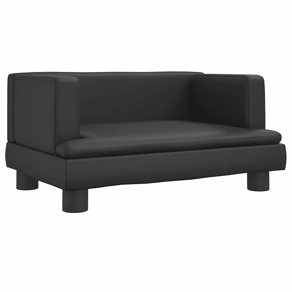 vidaXL Hondenmand Kunstleer Zwart - 60x40cm - 35% Korting!