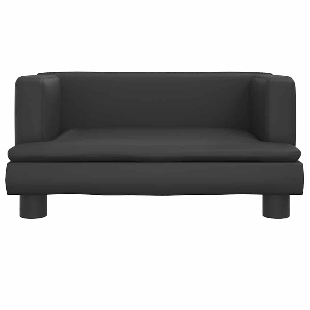 vidaXL Hondenmand Kunstleer Zwart - 60x40cm - 35% Korting!