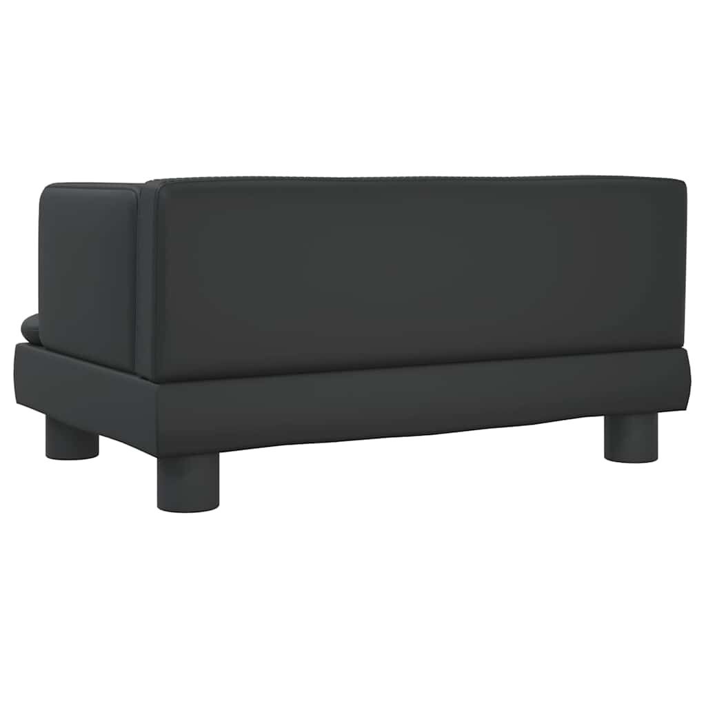 vidaXL Hondenmand Kunstleer Zwart - 60x40cm - 35% Korting!