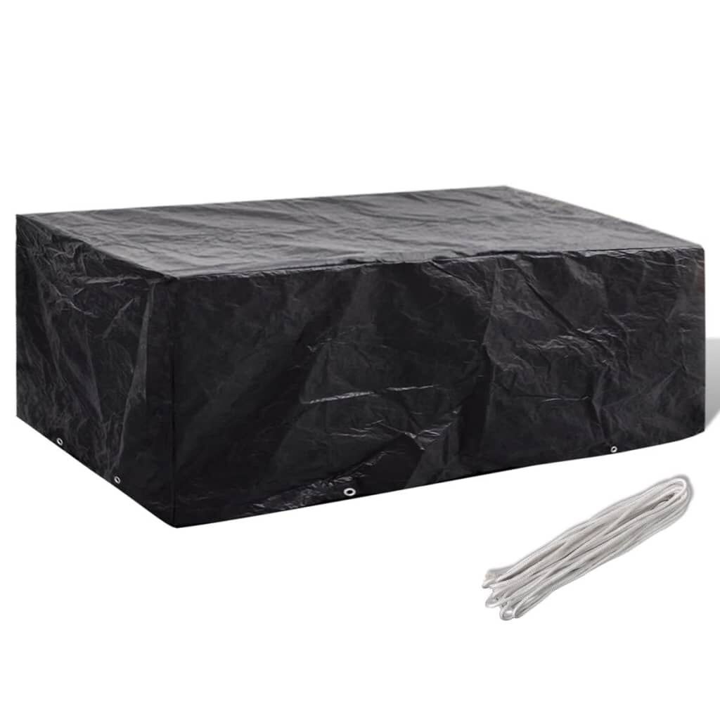 Tuinmeubelhoes 200x160x70cm - Zwart - 41% Korting!