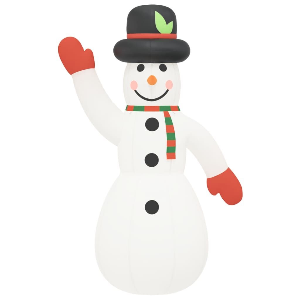 VidaXL Opblaasbare Sneeuwpop 1000cm LED - 41% Korting!