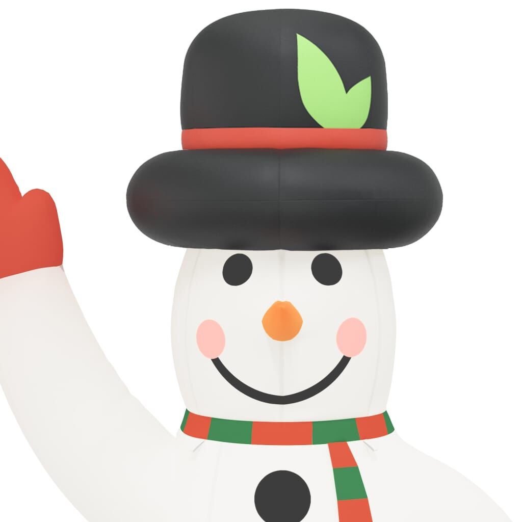 VidaXL Opblaasbare Sneeuwpop 1000cm LED - 41% Korting!