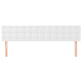 vidaXL Hoofdborden (2x) Wit Kunstleer - 41% Korting!