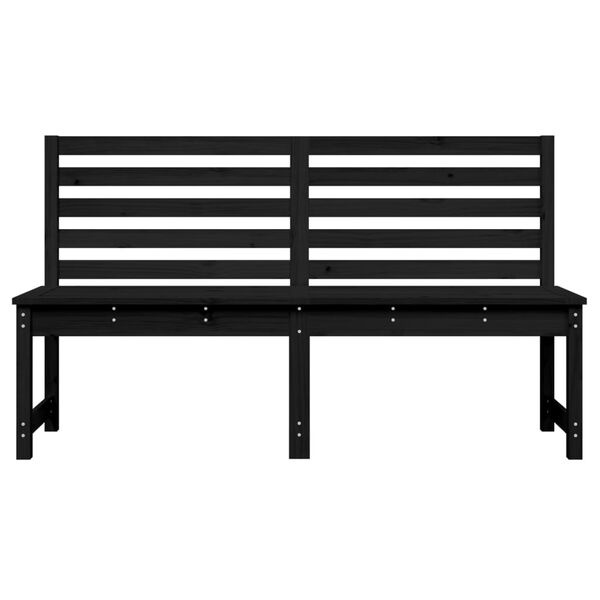 Tuinbank Grenenhout Zwart 157,5cm - 50% Korting!