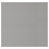 VidaXL Verzwaringsdeken 15kg Grijs 220x235cm - 41% Korting!