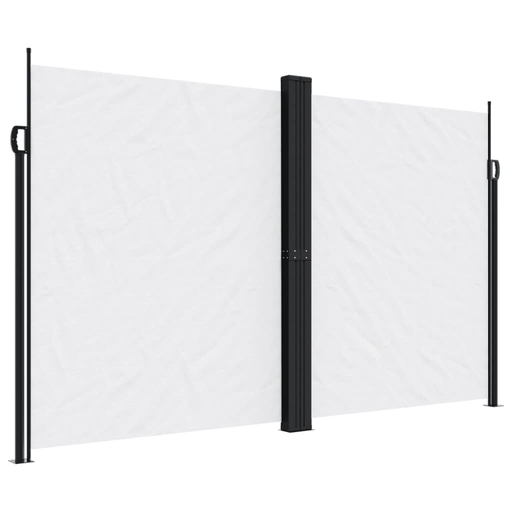 vidaXL Uittrekbaar Windscherm Wit 200x1000cm - 47% Korting!