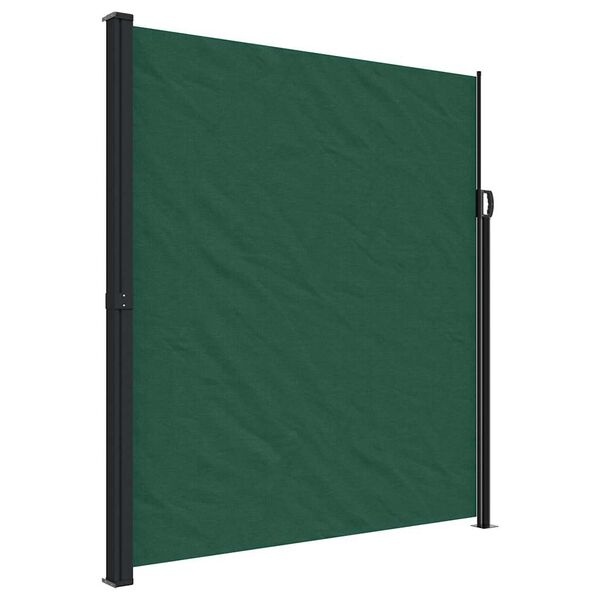 VidaXL Uittrekbaar Windscherm 220x600cm Donkergroen - 60% Korting!
