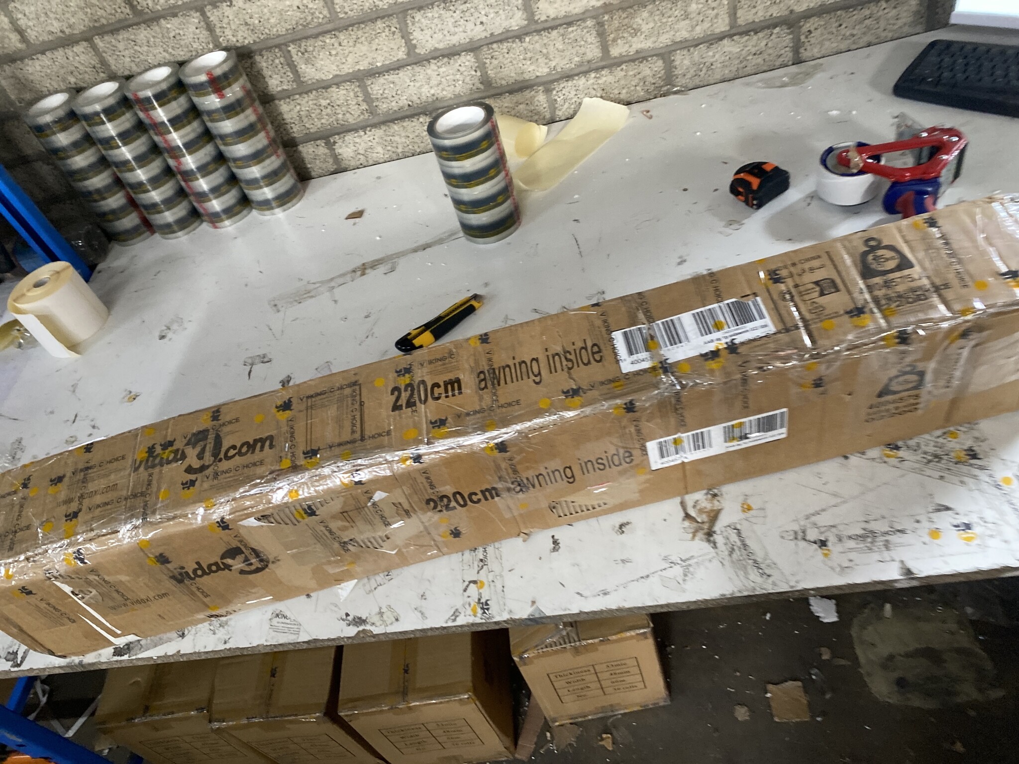 VidaXL Uittrekbaar Windscherm 220x600cm Donkergroen - 60% Korting!