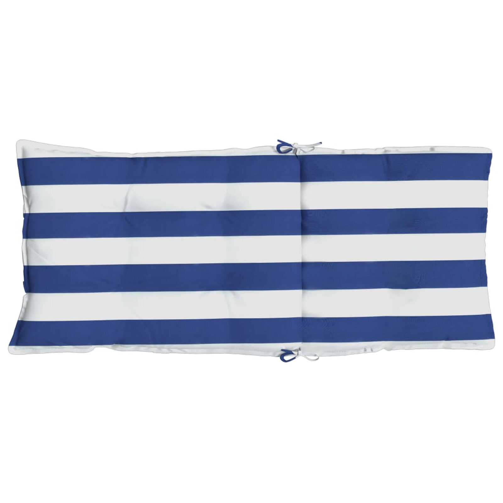 Stoelkussens Hoge Rug 6x Wit/Blauw -35% Korting! (Lichte Schade)