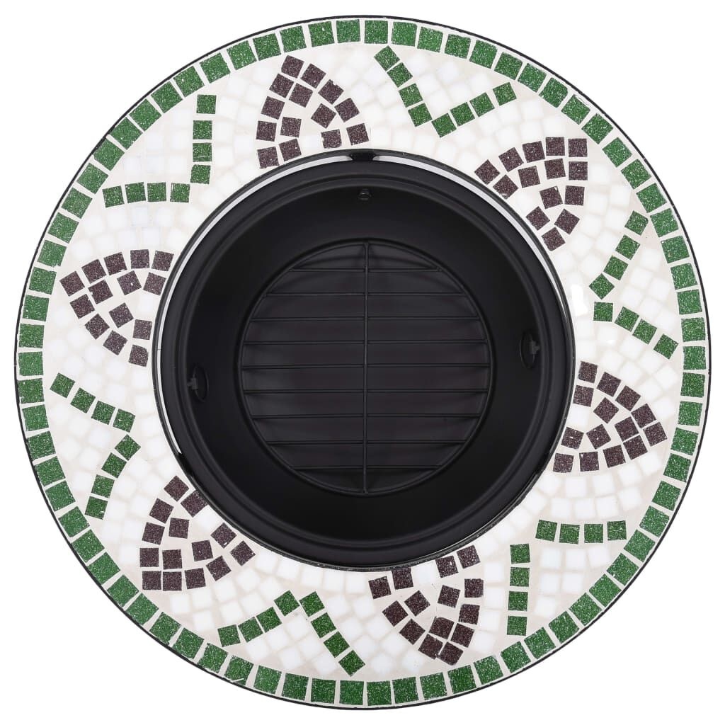 VidaXL Vuurschaal Mozaïek Groen 68cm - 35% Korting!