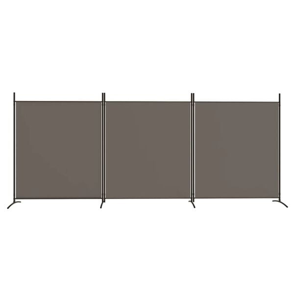 Kamerscherm 3-delig Antraciet 525cm - 35% Korting!