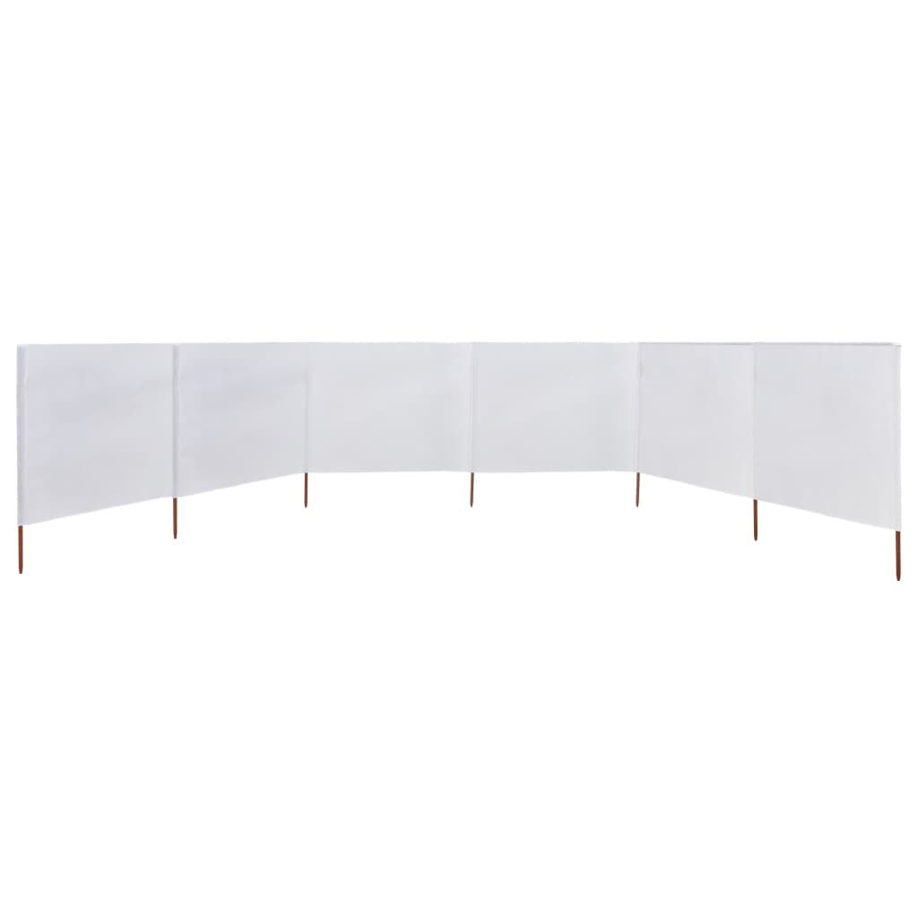 VidaXL Windscherm 800cm Zandwit - 35% Korting!