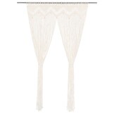 Macramé Gordijn 140x240cm - Crème - 35% Korting! (Retour)