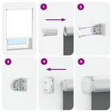 vidaXL Verduisterend Rolgordijn Wit 70x210cm - 35% Korting!