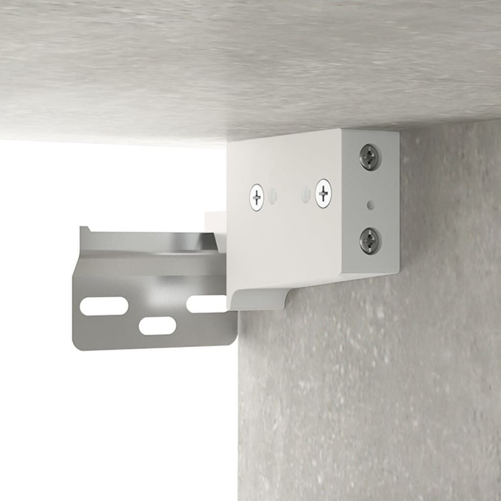 vidaXL Wandkast Betongrijs 80cm - 51% Korting!