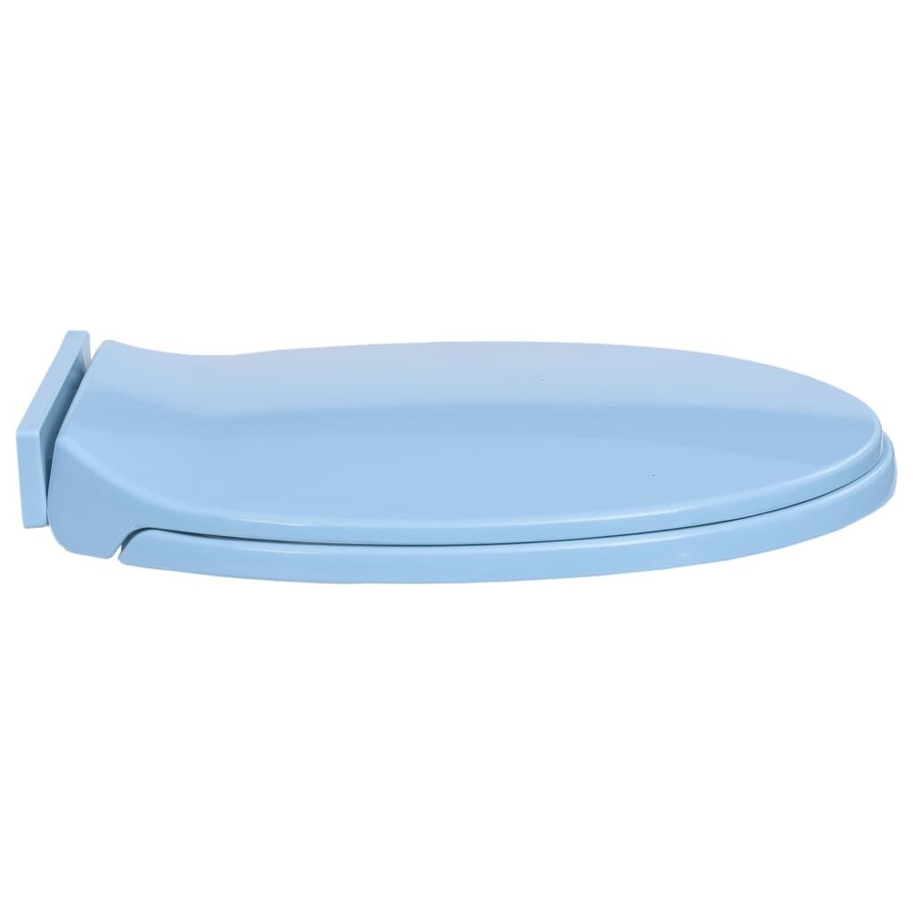 Blauwe Toiletbril Ovaal Soft-Close - 35% Korting!