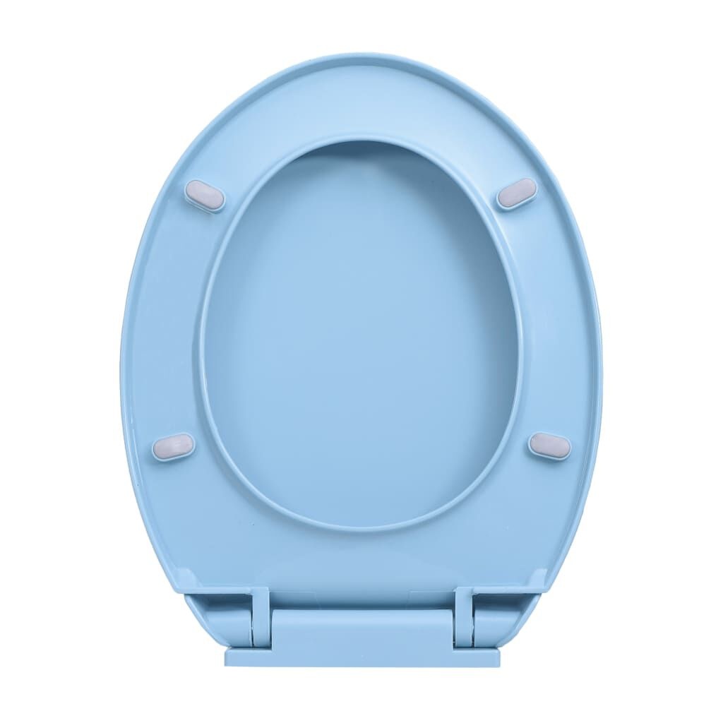 Blauwe Toiletbril Ovaal Soft-Close - 35% Korting!