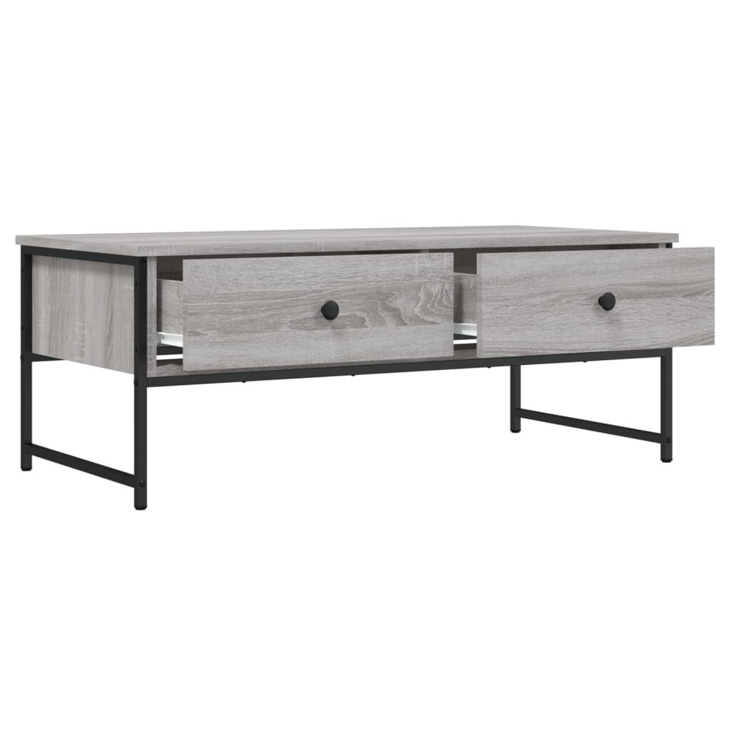 Salontafel Grijs Sonoma Eiken - 101cm - 35% Korting!