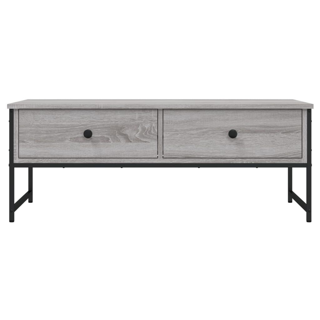 Salontafel Grijs Sonoma Eiken - 101cm - 35% Korting!