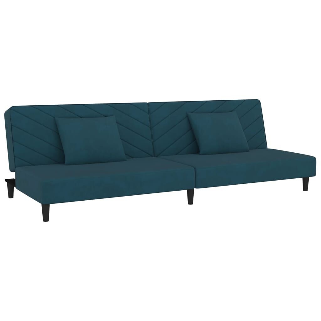 VidaXL Slaapbank Blauw Fluwel - 35% Korting!