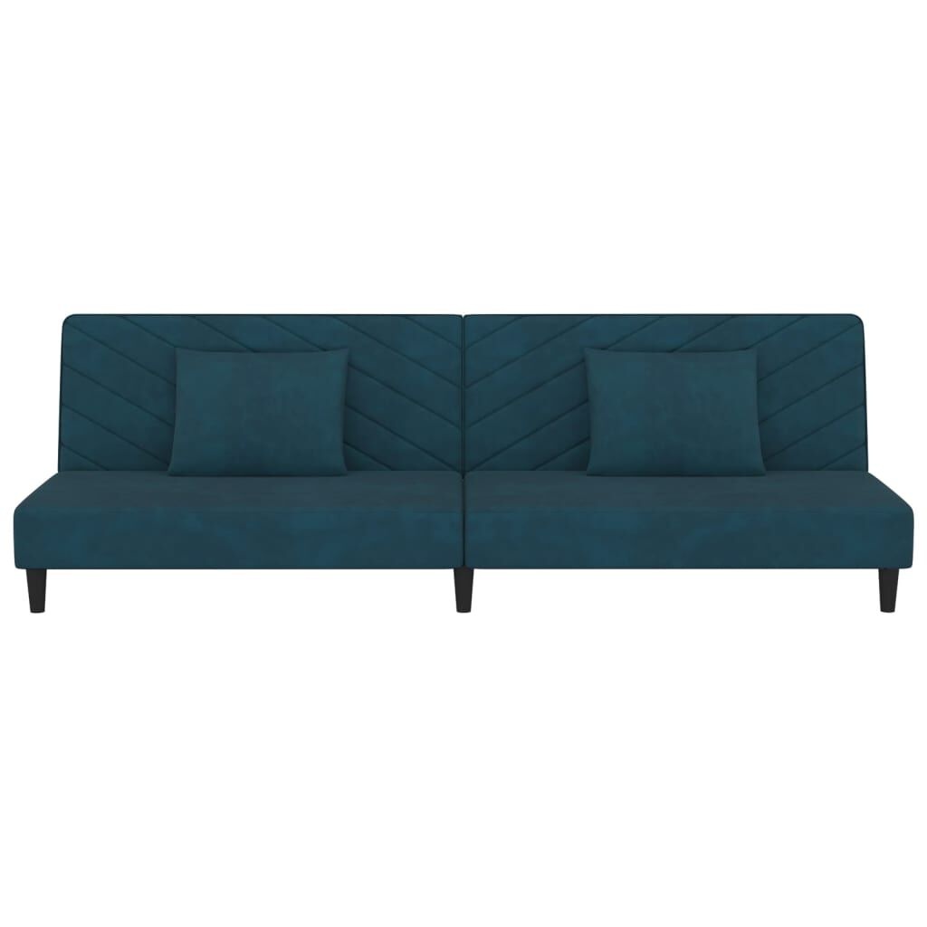 VidaXL Slaapbank Blauw Fluwel - 35% Korting!