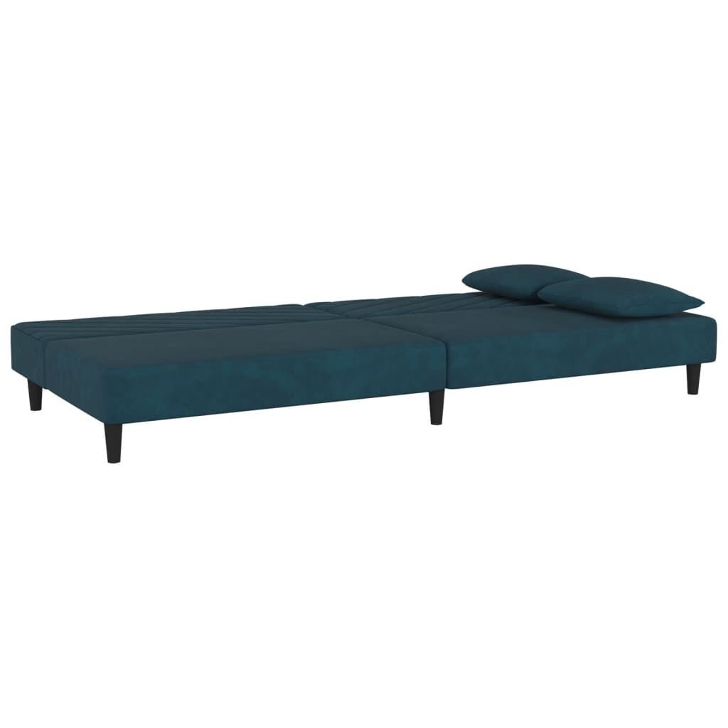 VidaXL Slaapbank Blauw Fluwel - 35% Korting!