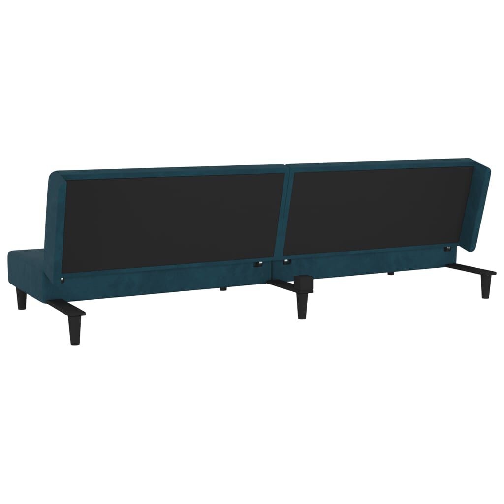 VidaXL Slaapbank Blauw Fluwel - 35% Korting!