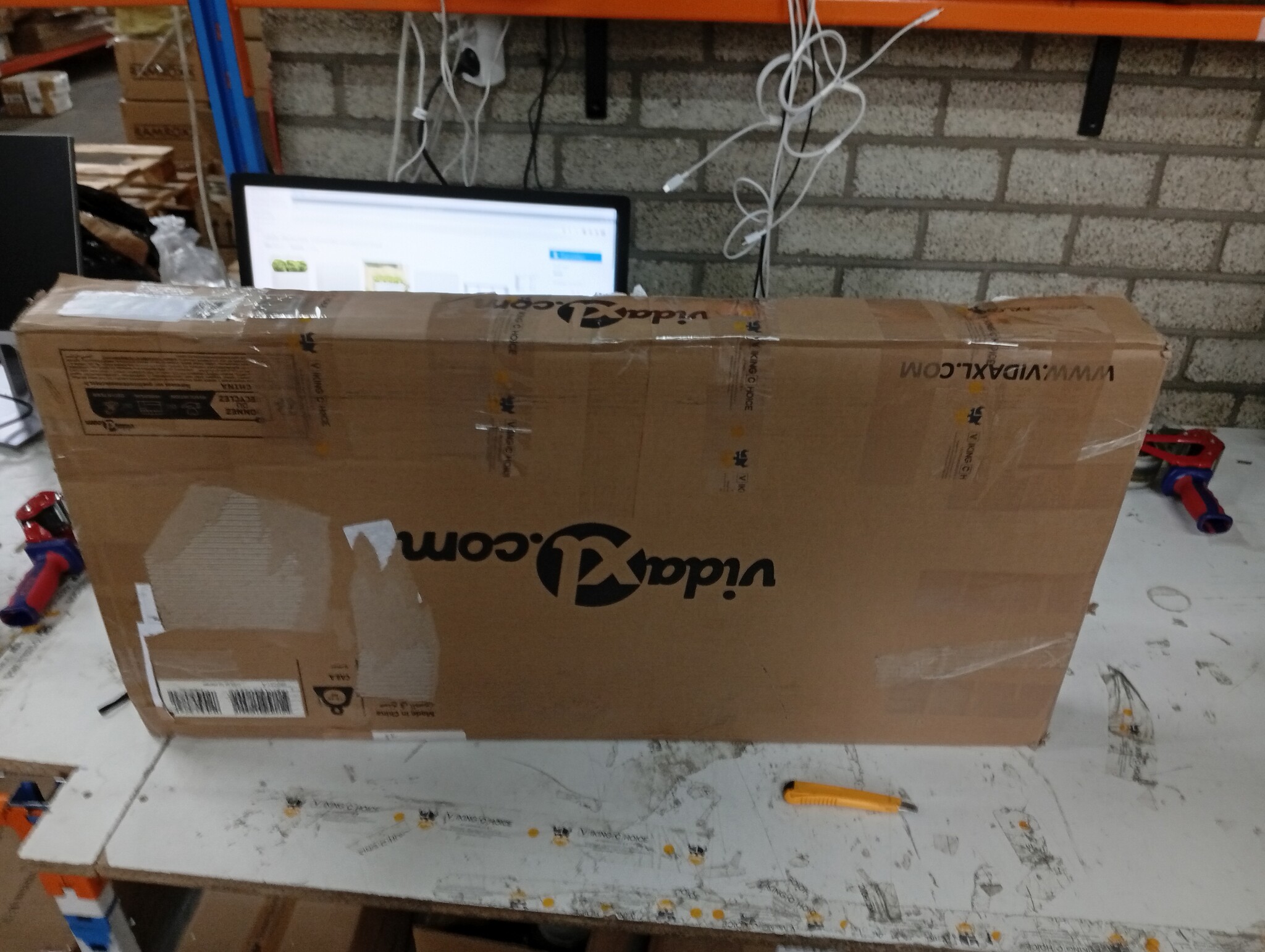 vidaXL Plantenbak RVS 120cm - 50% Korting! (Lichte schade)