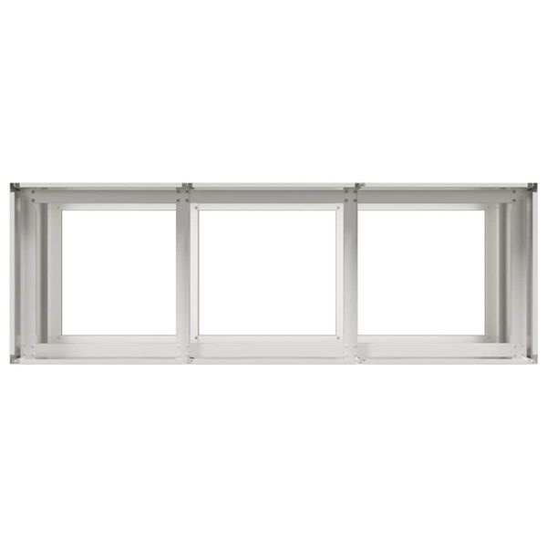 vidaXL Plantenbak RVS 120cm - 50% Korting! (Lichte schade)