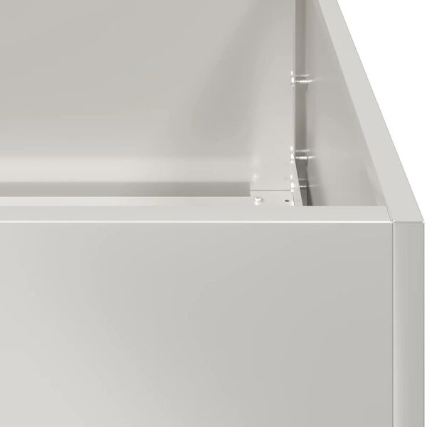 vidaXL Plantenbak RVS 120cm - 50% Korting! (Lichte schade)