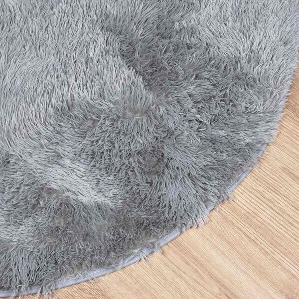 vidaXL Hoogpolig Vloerkleed Zilvergrijs 300x200 cm - 35% Korting!