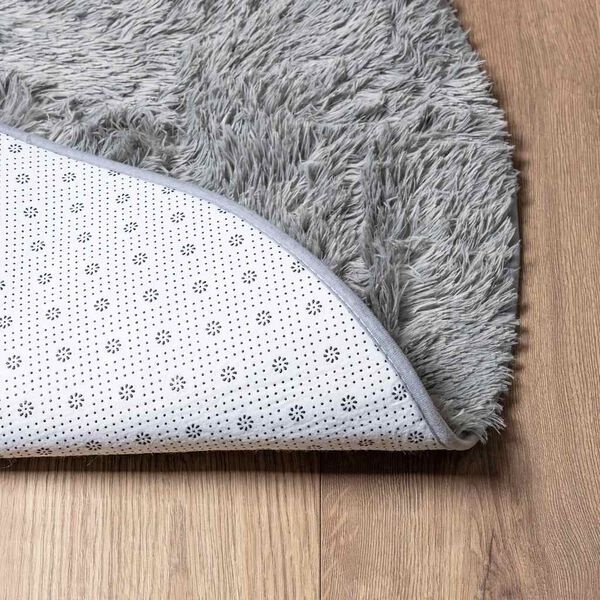 vidaXL Hoogpolig Vloerkleed Zilvergrijs 300x200 cm - 35% Korting!