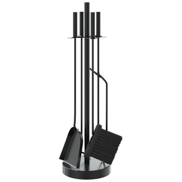 VidaXL 5-delige Haardset Staal - 35% Korting!