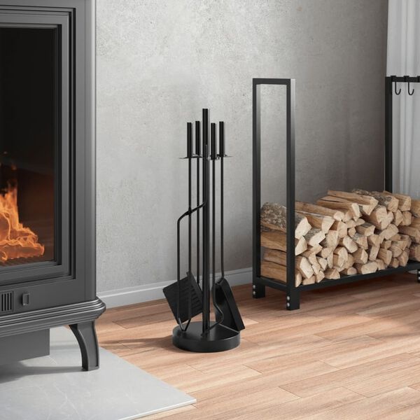 VidaXL 5-delige Haardset Staal - 35% Korting!