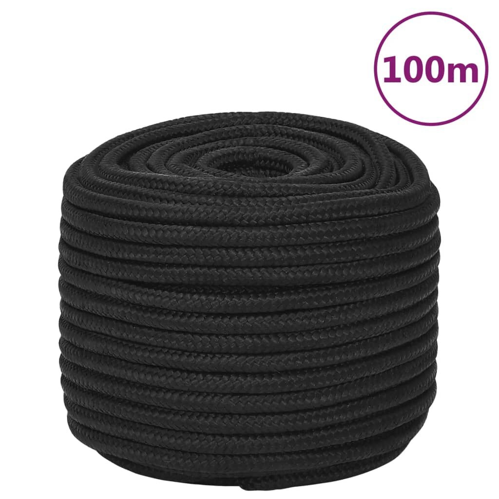 vidaXL Boottouw 14mm 100m Zwart - 35% Korting!